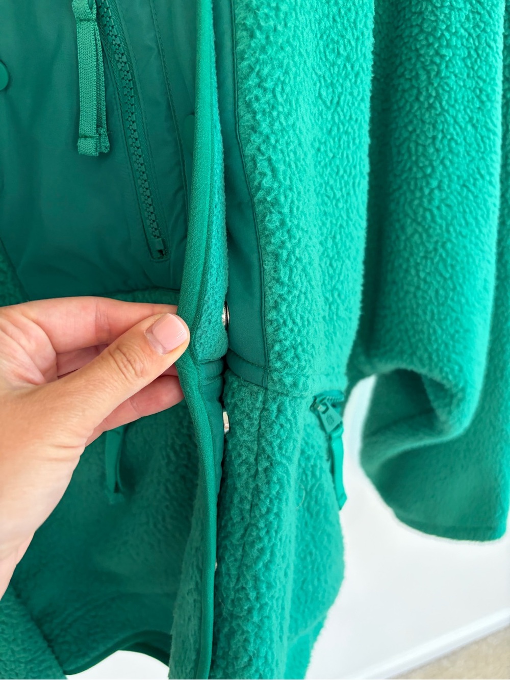 FP Movement Hit the Slopes Fleece Jacket Green Size Small NWOT - Picture 12 of 16
